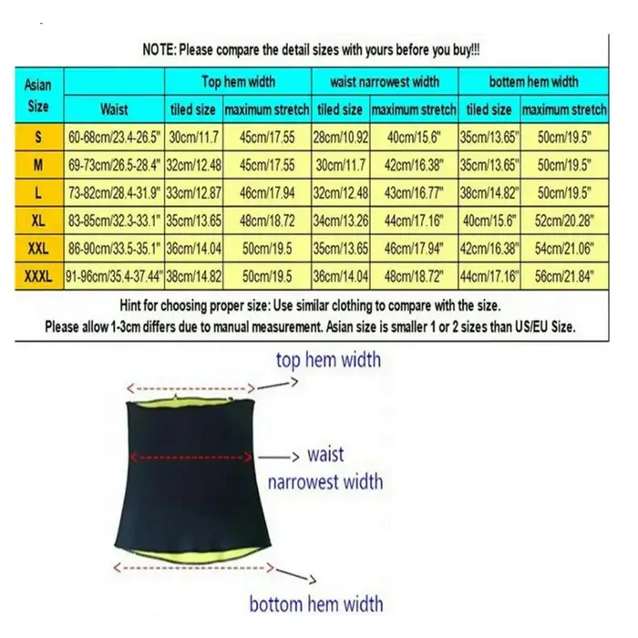 TUNIControl-Ceinture Amincissante pour le Ventre et la Taille