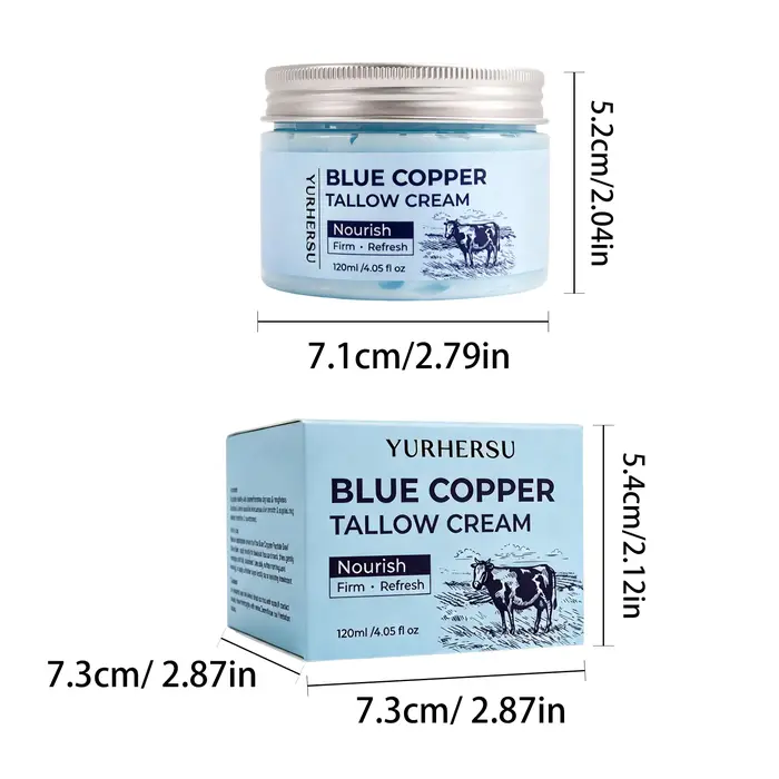 Crème au suif de cuivre bleu YURHERSU GHK-Cu