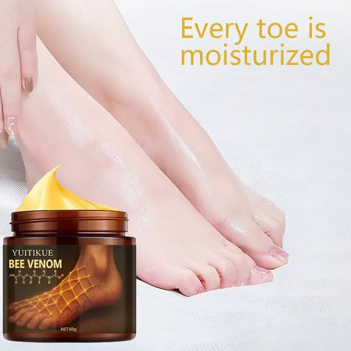 Crème pour les pieds au venin d'abeille