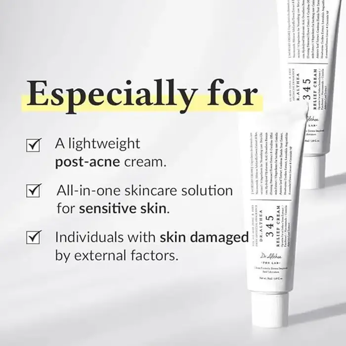 Crème hydratante pour le visage Dr.Althea 345