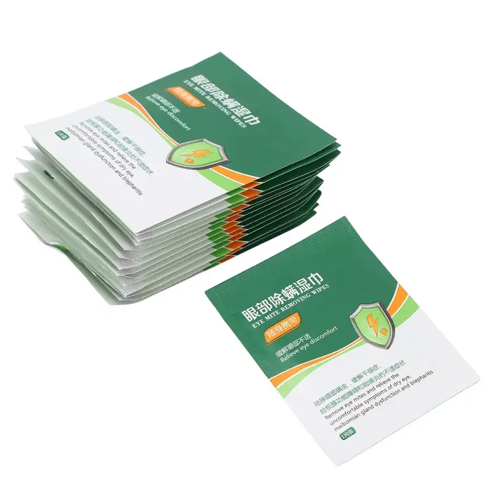 Lingettes nettoyantes pour les yeux