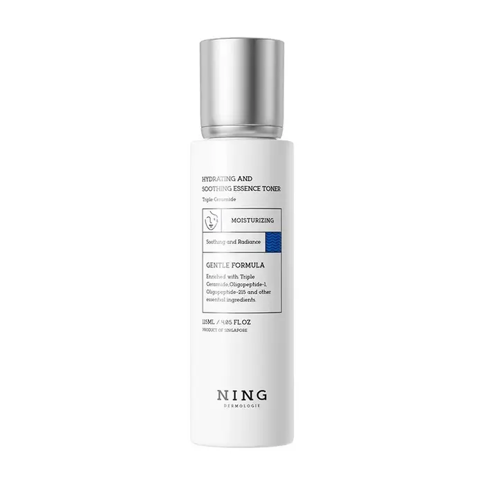Tonique hydratant à l'essence apaisante de 115 ml avec collagène, acide hyaluronique, peptides, céra