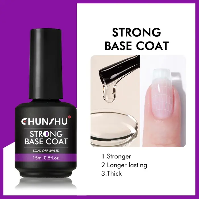 CHUNSHU TPO gratuit 6 en 1 Extension vernis Gel UV dans une bouteille constructeur ongles Gel caoutchouc Base manteau