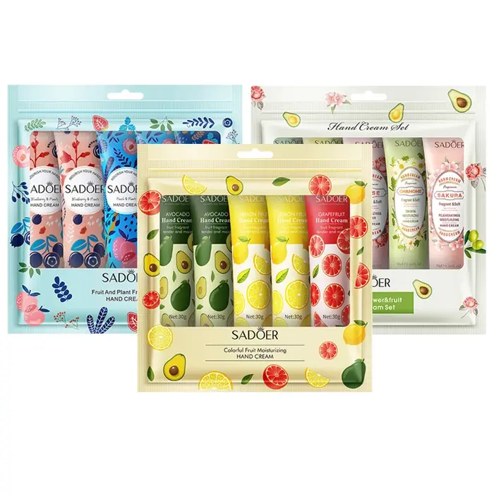 15 pièces avocat Sakura parfumé crème pour les mains ensembles hydratant réparation Anti sec nourrissant