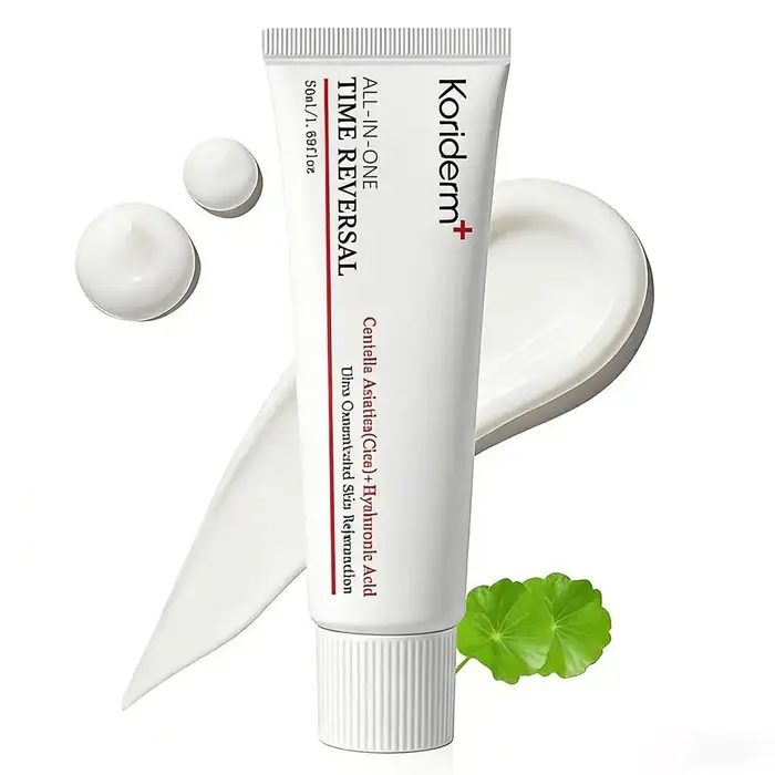 Crème tout-en-un Koriderm+ Time Reversal avec Cica et acide hyaluronique, crème pour les yeux anti-â