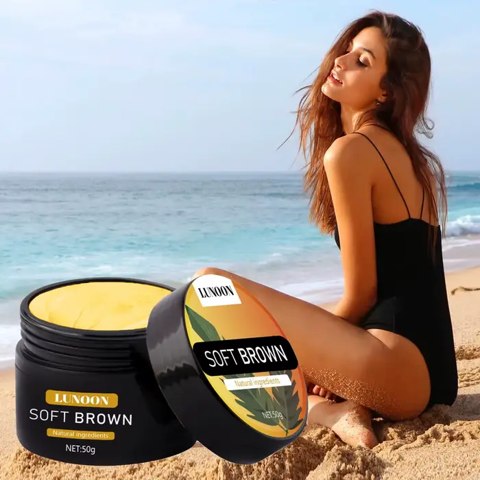 Crème Autobronzante & Protectrice Solaire - Bronzant Visage & Corps Longue Durée