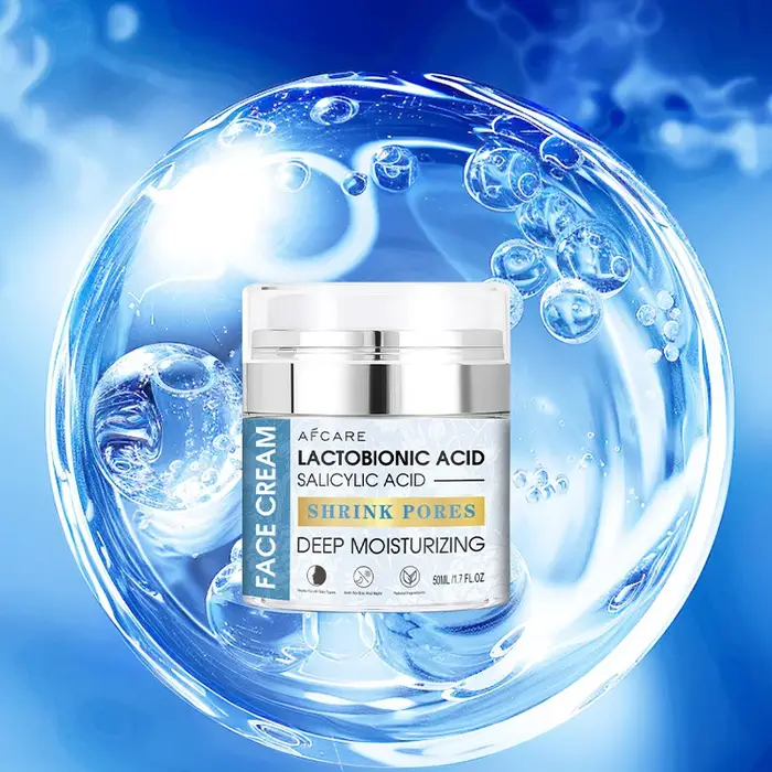 Nouvelle crème à l'acide lactobionique, ingrédients doux, équilibre la peau, affiner les Pores, amél