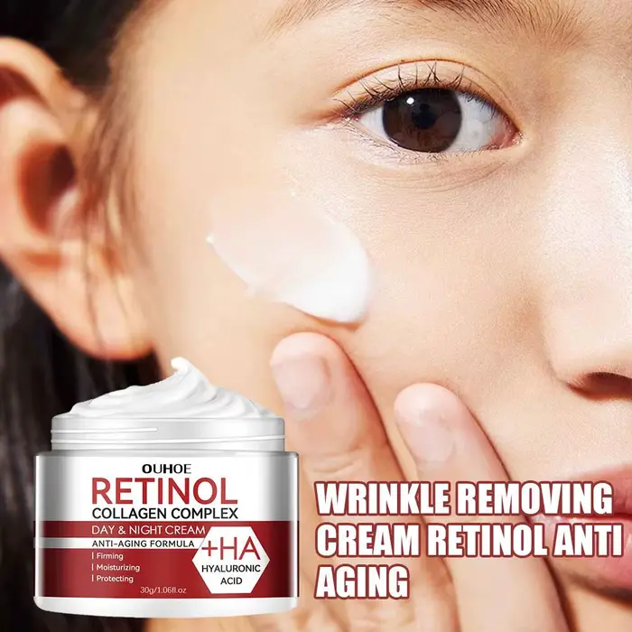 Crème hydratante anti-rides pour le visage au rétinol