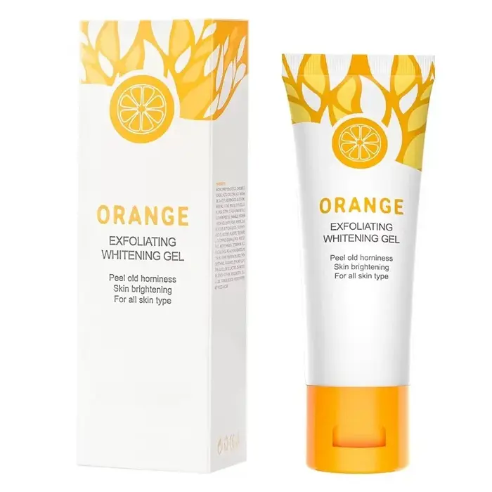 Gel exfoliant Orange dissolvant de taches morts éclaircir Peeling 50g réparation douce gommage blanc