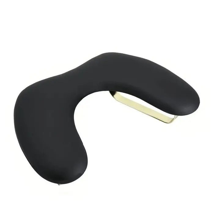 Coussin repose-bras en forme de U pour manucure avec support de téléphone inclinable, support pour n