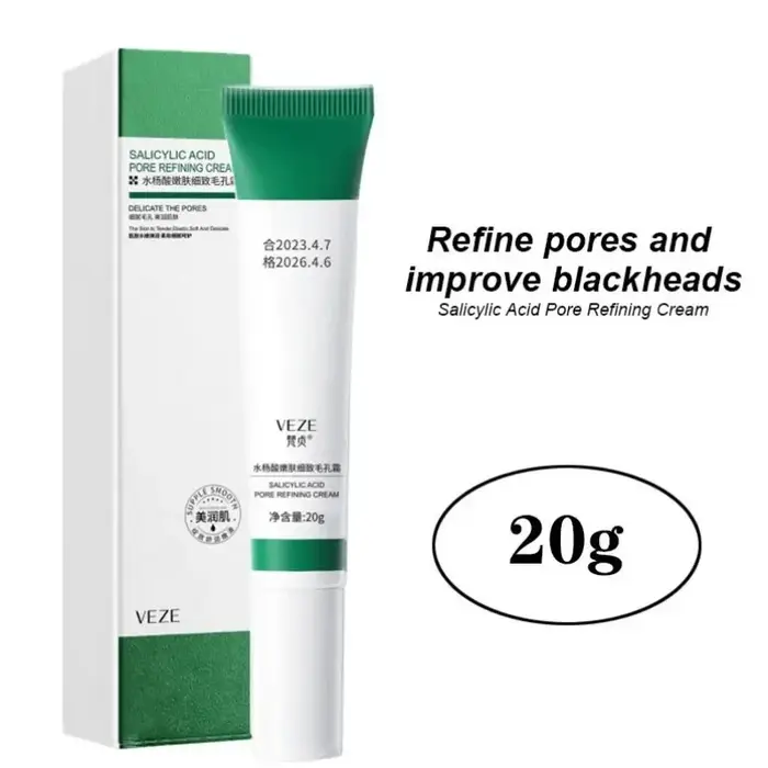 Crème de rétrécissement des pores à l'acide salicVAC