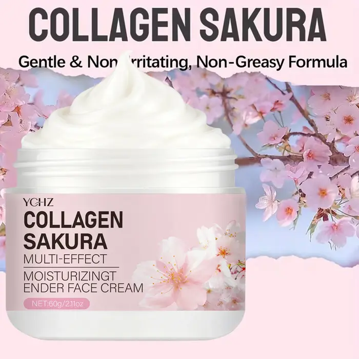 Crème Sakura : Hydratation intense pour peaux sèches