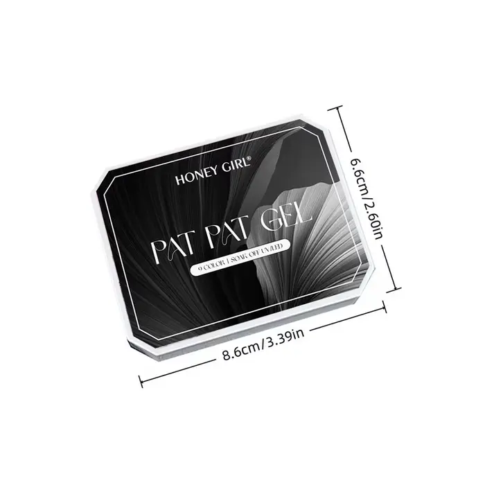 1 pièce Gel de vernis à ongles solide noir et blanc