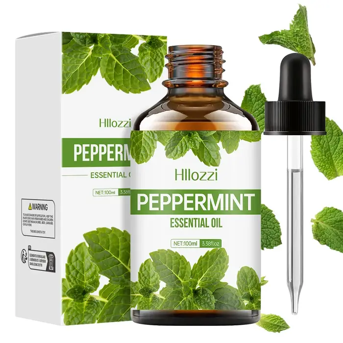 L'huile essentielle de massage corporel à la menthe poivrée est parfaite