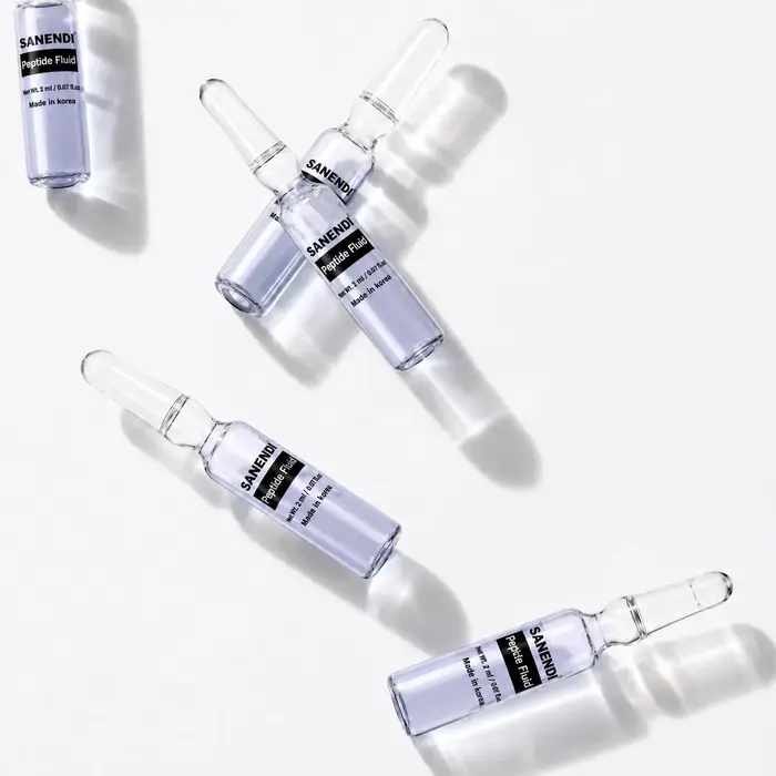 SANENDI Série d'ampoules aux peptides GSHI – Solution liquide hydratante pour les yeux et le visage – Sérum purifiant – Soin coréen pour la peau – 5/20 flacons