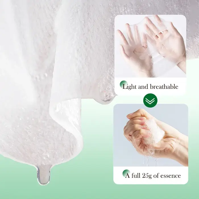 Masque hydratant à l'aloe vera en multi-pack