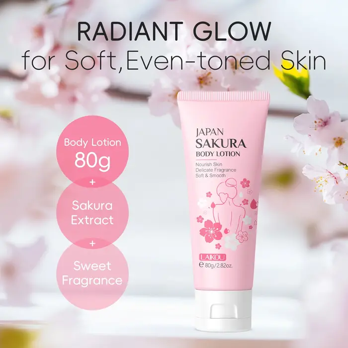 LAIKOU japon Sakura Lotion pour le corps nourrissante hydratant