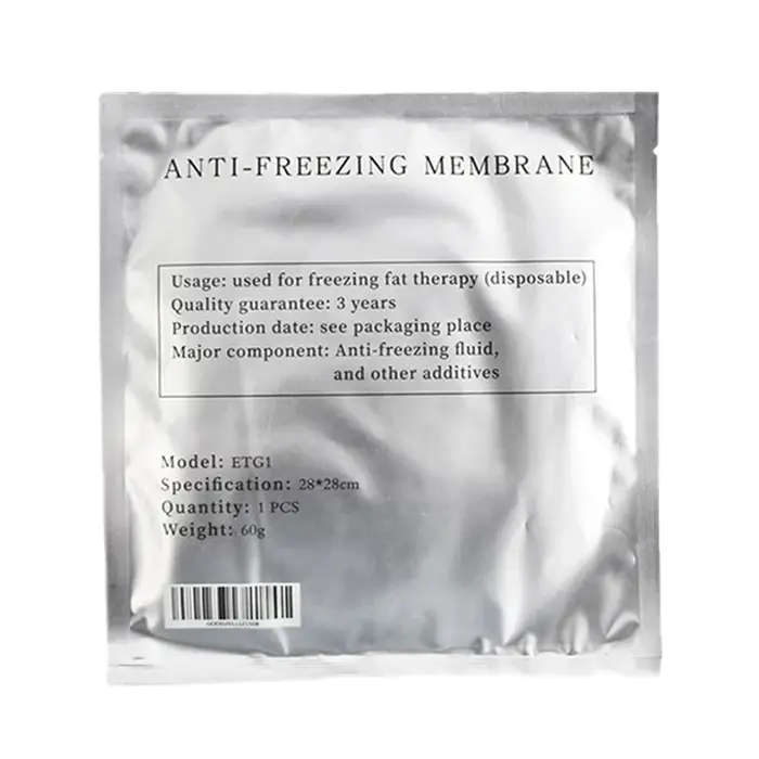 Membranes antigel 60G, Patch amincissant pour cryolipolyse, Machine de congélation des graisses, per
