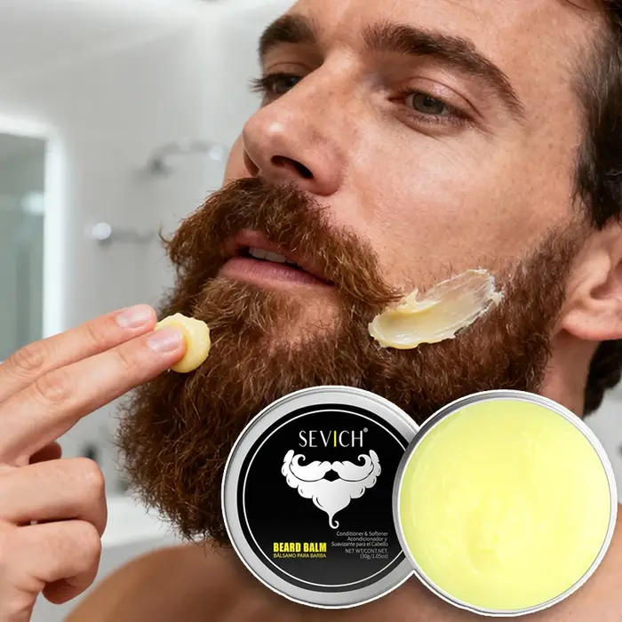 Cire coiffante pour barbe