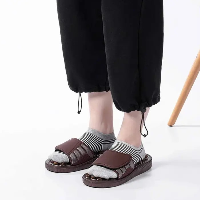 Massage Pieds Chaussons D’Acupuncture Outils De Massage Activation De Point Réflexologie Soulagement