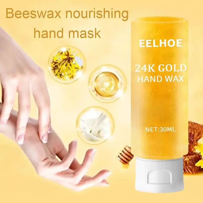 Cire au miel crème pour les mains hydratante exfoliante lisse raffermissant Gel hydratant 30g