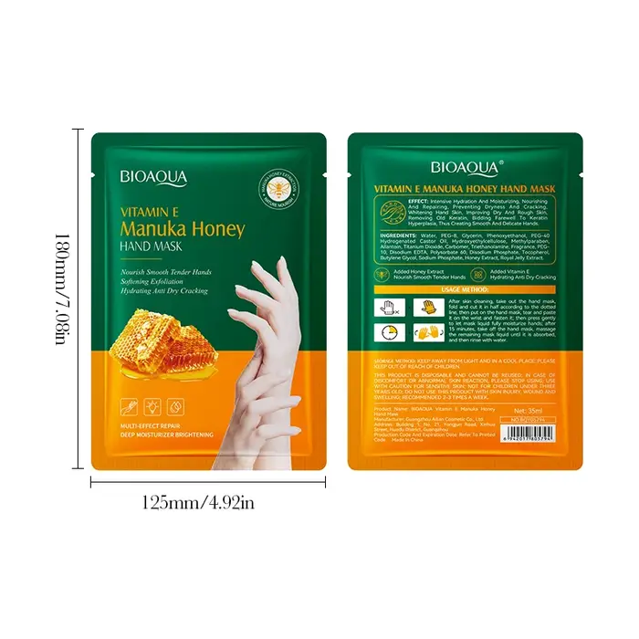 Masque pour les mains à la vitamine E