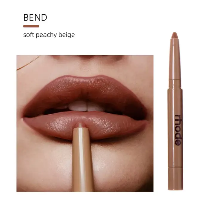 Crayon à lèvres en forme de peptide cutané, longue tenue, teinte pour les lèvres, maquillage, rouge 