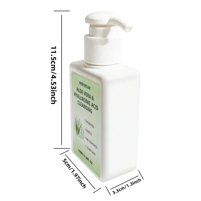 Nettoyant à l'aloe vera et à l'acide hyaluronique