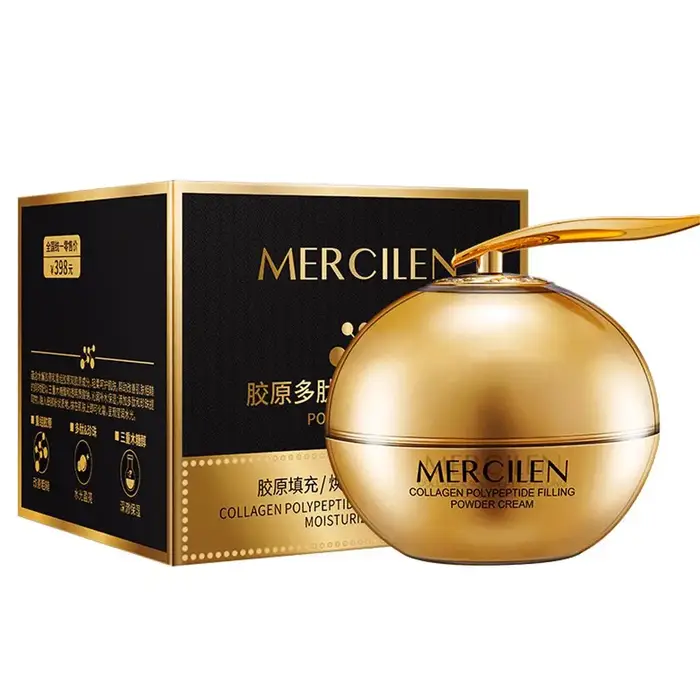 Crème en poudre de collagène polypeptidique raffermissante, hydratante, nourrissante, légère, réduit