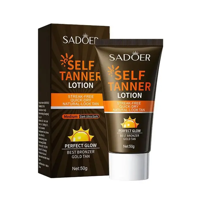 Huile de bronzage pour le corps, crème autobronzante pour la peau d'été, Lotion bronzante pour le co