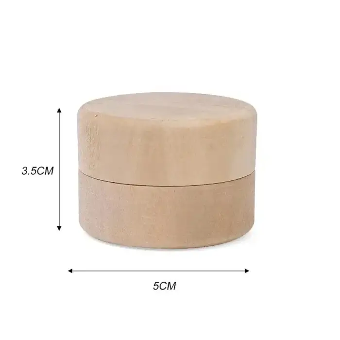Nouvelle boîte en bois naturel