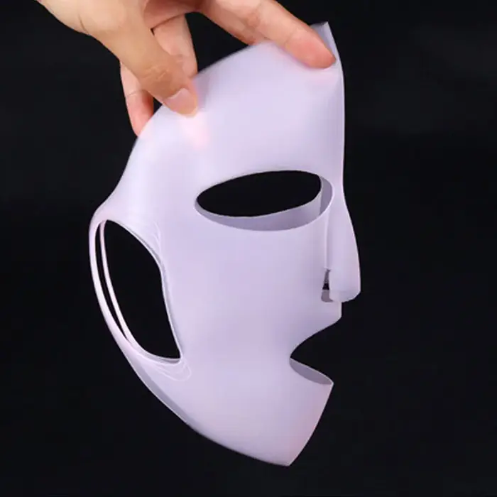 Silicone monde Silicone masque facial réutilisable hydratant Lifting raffermissant Anti-rides visage raffermissant feuille de Gel masque soins de la peau