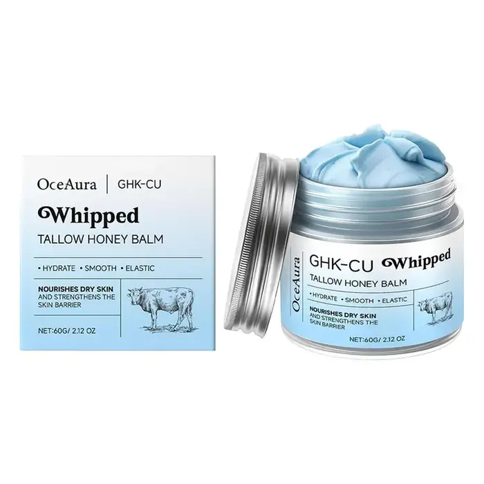 Crème au suif de bœuf GHK-CU aux peptides de cuivre, légère, réparatrice de la barrière cutanée, ant
