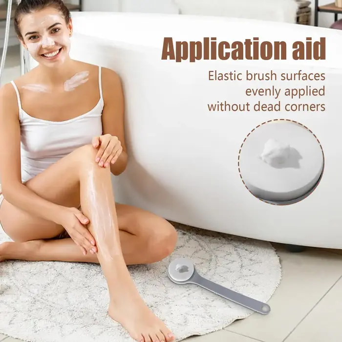 Applicateur de crème pour le dos à long manche