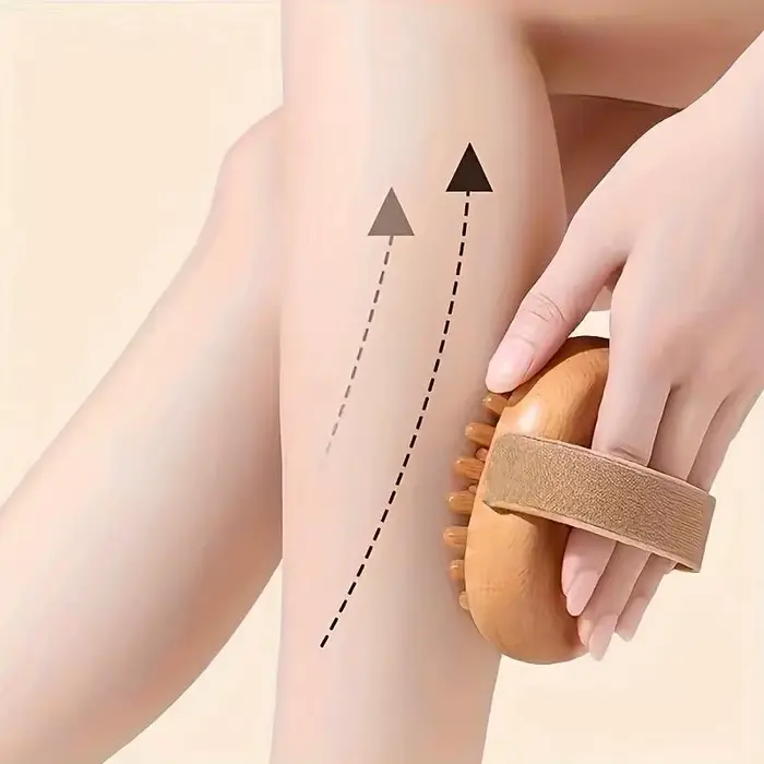 Brosses de massage brunes pour le corps