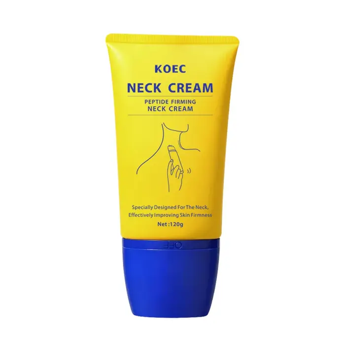120g KOEC Peptide raffermissant Massage crème pour le cou hydratant lissant Lifting 360 °   Rouleau 