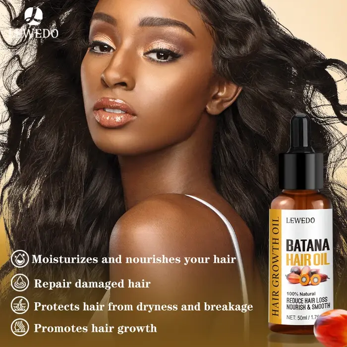 Lewedo Naturals huile de Batana croissance rapide des cheveux pour hommes femmes
