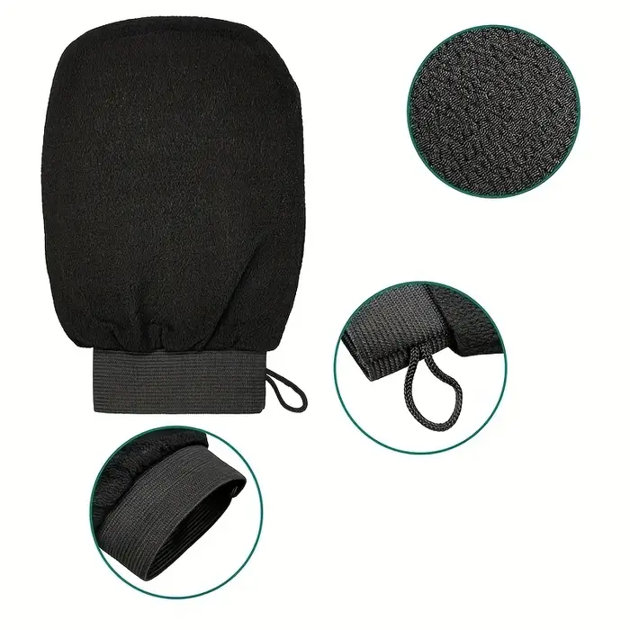 Gants de gommage de douche
