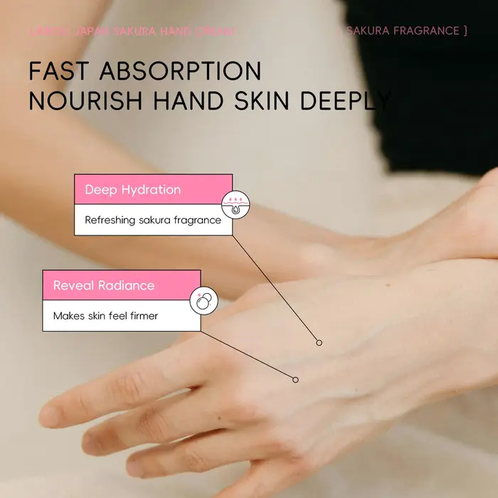 Crème pour les mains LAIKOU Sakura