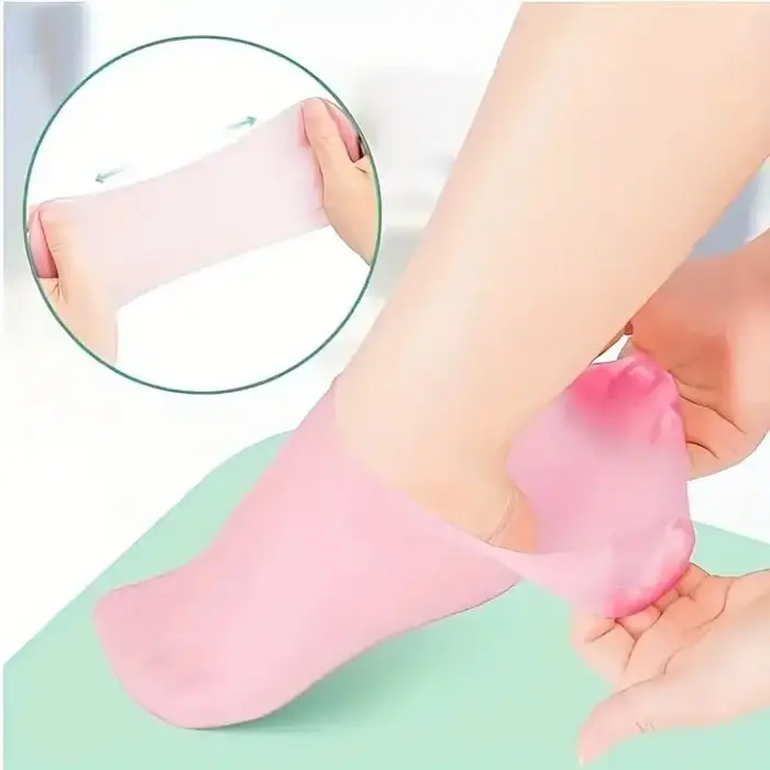 Chaussettes hydratantes en Gel de Silicone