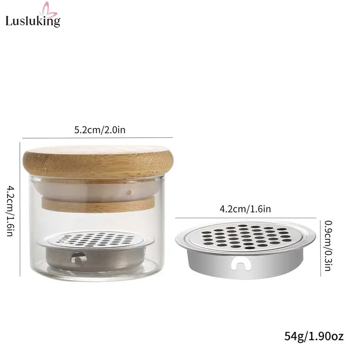 Tasse de nettoyage de brosse à ongles, stylo de lavage, tasse de brosse avec Base en maille en acier