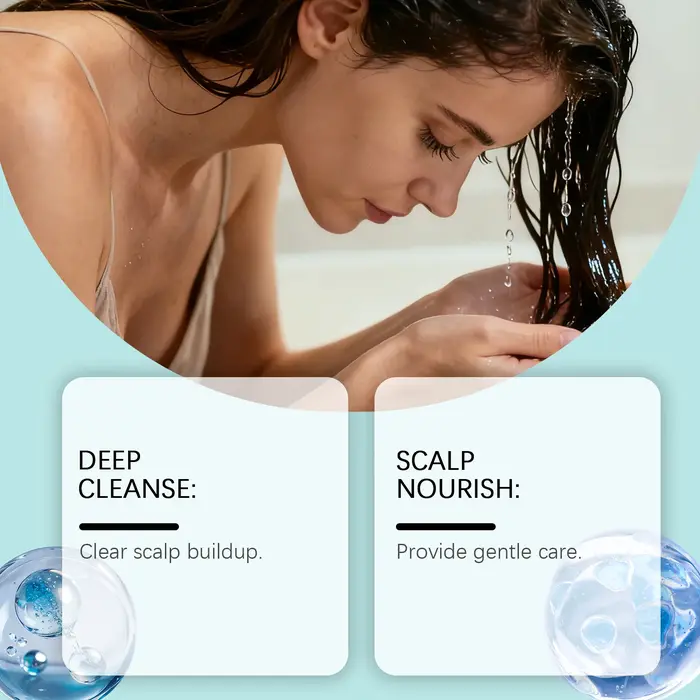 Gommage Détoxifiant au Salicylique pour le Cuir Chevelu avec Brosse de Massage – Nettoyage en Profondeur