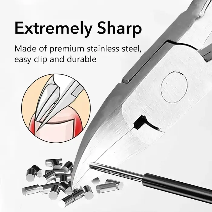 Kit professionnel de correction des ongles incarnés – Coupe-ongles de qualité podologique