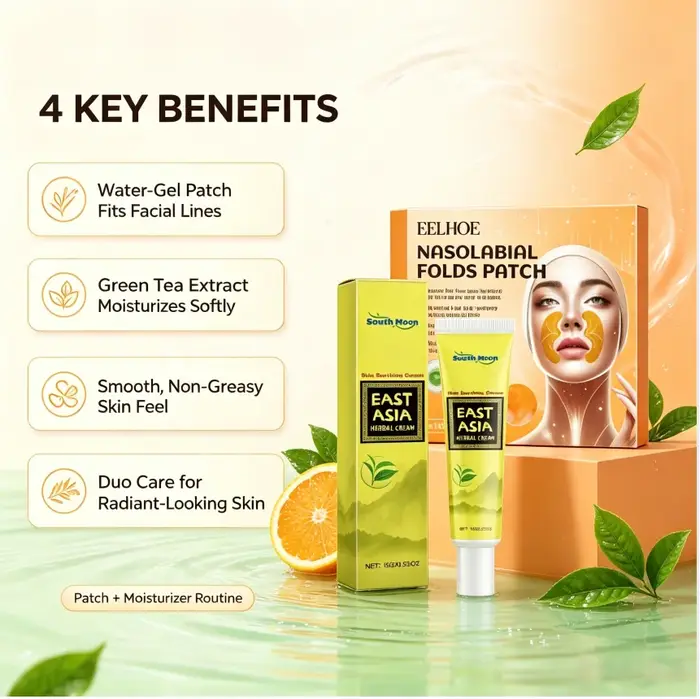 Kit de Soins Visage Anti-Rides pour les Plis Nasolabiaux et Crème Hydratante – Édition Spéciale Saison de Remise des