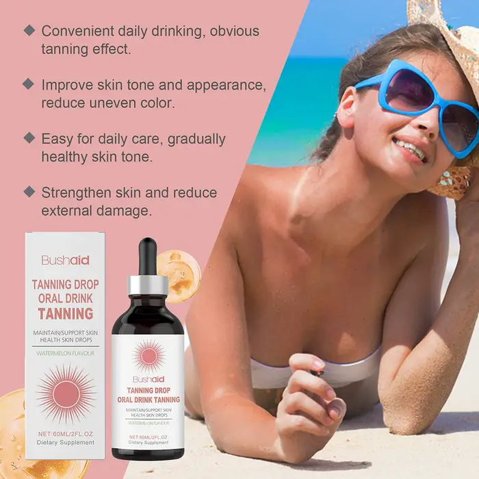 Gouttes de bronzage sans soleil bucco-dentaires