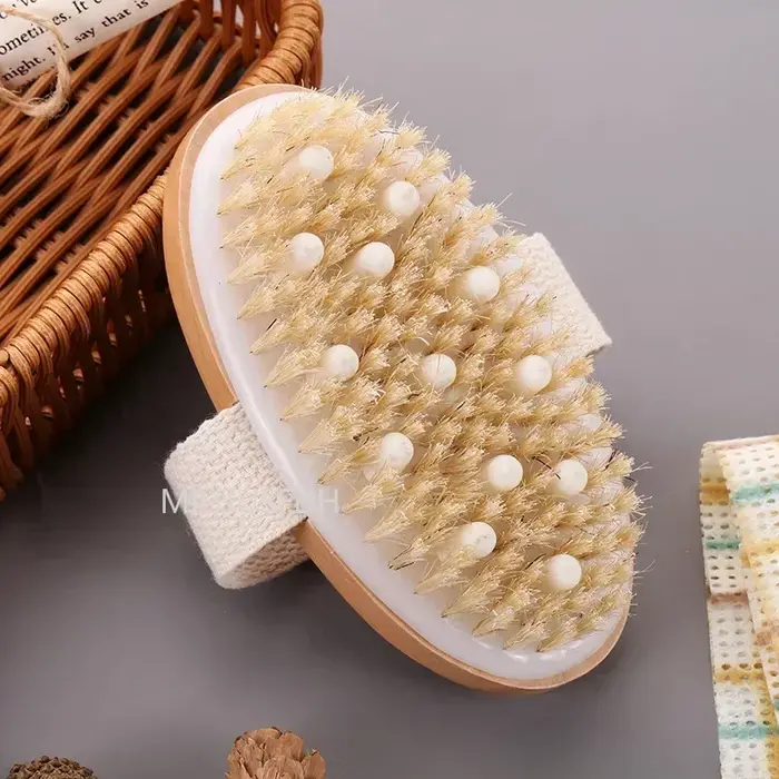Brosse de Massage pour la peau sèche 2 en 1
