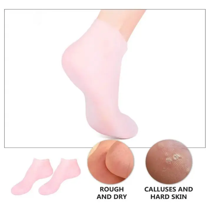 Chaussettes hydratantes en Silicone