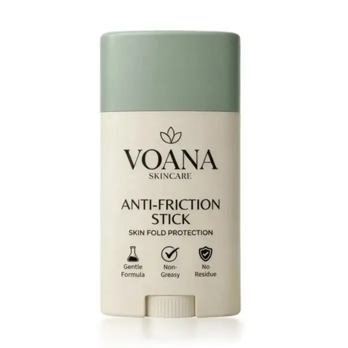 Stick anti-friction pour l'intérieur des cuisses, les aisselles et les plis cutanés, baume hydratant