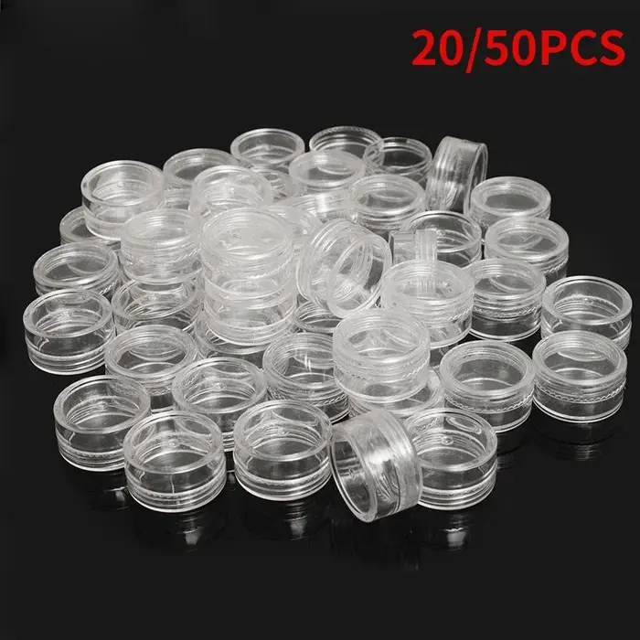 Pot à crème transparent de 2-5g