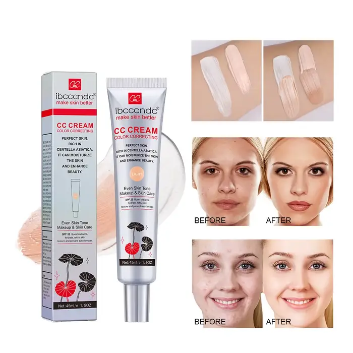Base CC crème hydratante imperméable Anti-transpiration maquillage avant correcteur durable femmes